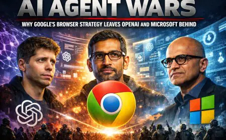 AI Agent Wars Why Googles Browser Strategy Leaves OpenAI and Microsoft Behind