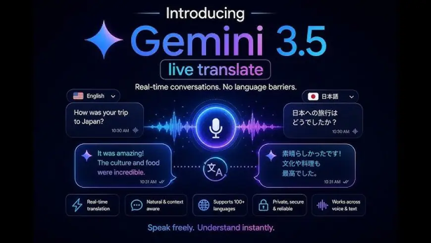 Google Unveils Gemini 3.5 Live Translate & Android 17 with New AI Features